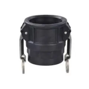 Cam and Groove Coupler, 1/2 in Type D x 1/2 in FPT, Polypropylene