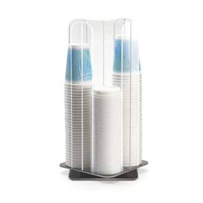 Cal-Mil 378 8-1/4" x 8-1/4" x 18"H Classic Cup/Lid Organizer