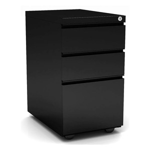 CPSBBF BOX/BOX/FILE PEDESTAL- Black