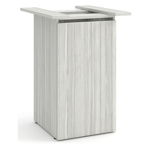 PLCUBED2040 40" CUBE BASE WITH DOOR- SILVER BIRCH