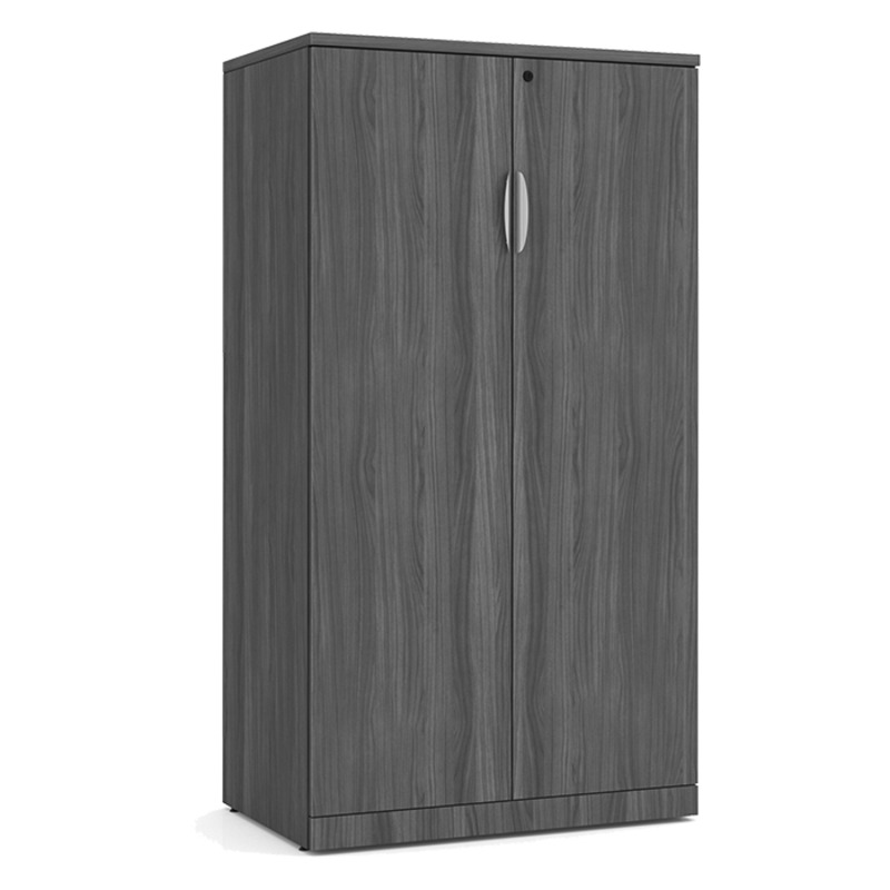 PL151 TWO DOOR 65"H STORAGE CABINET- Coastal Gray