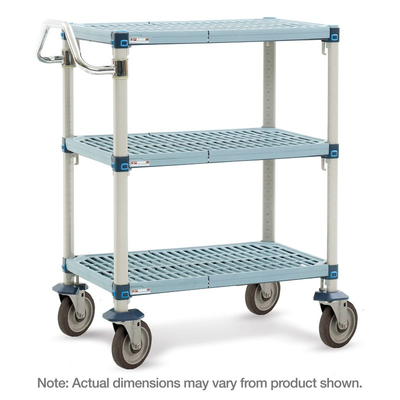 Metro MQUC2436G-35 Metromax Q Utility Cart 3-Shelf