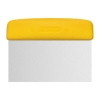 Dexter 17303Y SANI-SAFE® 6" x 3" Dough Cutter/Scraper - Yellow Handle