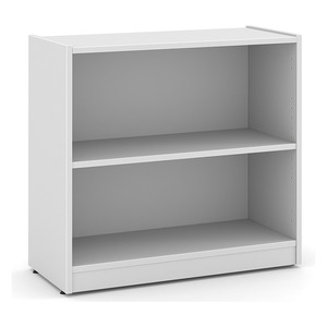 PL154 30"H BOOKCASE- White