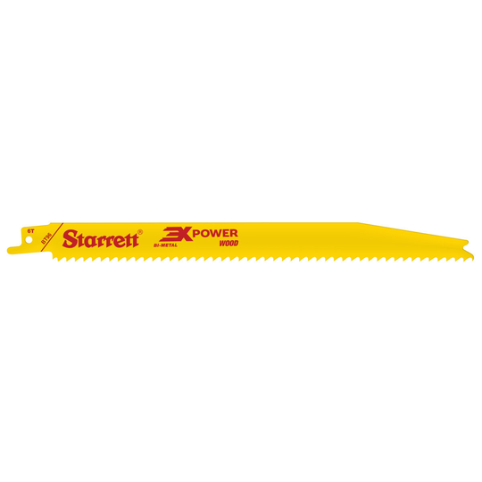 STARRETT BT96-20 Wood Cut 9'' x 3/4 x .050 x 6T, 3X POWER, 20 Pack