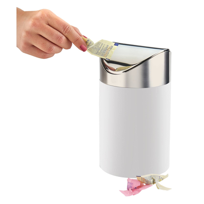 Cal-Mil 1717-15 5 dia. x 7"H Luxe Trash Bin