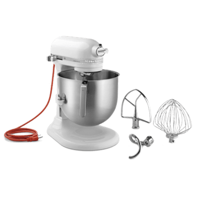 KitchenAid NSF Certified Commercial 8 Qt KSM8990WH Stand Mixer