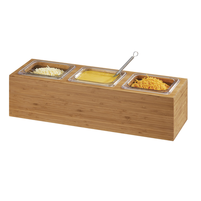 Cal-Mil 3837-3-60 11-3/4"W x 7-1/2"D x 6-1/4"H Action Station Pan Holder