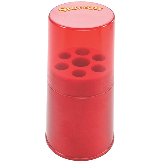 STARRETT S264RWBZZ Round Plastic Case 2 5/8"D X 6" H