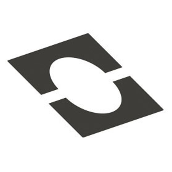 205mm 45 Deg Trim Plate Square Split - (To Suit 8" SW or 6" HT-S)