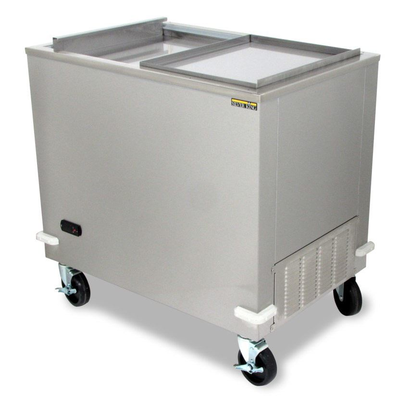 Siver King SKMWF34-FLEU2 Adjustable Temperature Controls Insulated Sliding Lids 34"W Deepwell Mobile Freezer