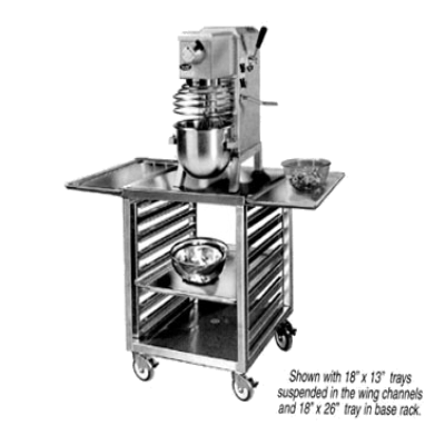 Food Warming Equip OTR-17-MSWT Equipment Stand with Wing Table Mobile