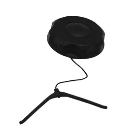 CAP, 3-1/2" BLK THRD VENT W/TETHE WATER