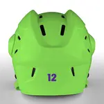 1 Color Custom Font Die Cut Number Decals - Hockey