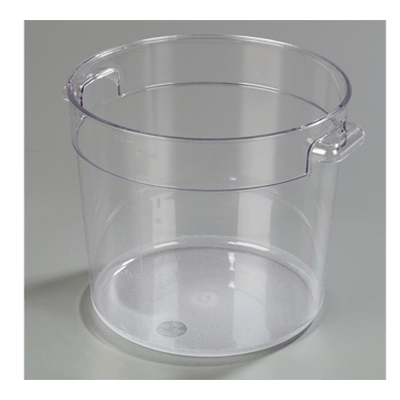 Carlisle StorPlus 6 qt Clear Round Container