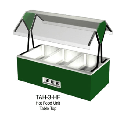 Duke Manufacturing TAH-2-HF Economate Hot Food Table Top Buffet 30-3/8"L