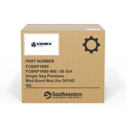 Cimex - FCBKP1R60 - FCBKP1R60 #60 / 80 Grit Single Seg Premium - Med Bond Red (for DF/HD 48)