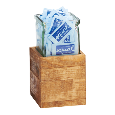 Cal-Mil 3427-5-99 4-1/2"W x 4-1/2"D x 5"H Madera Single Jar Riser