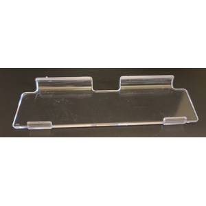 1 1/8" H X 4 7/8" W SURE-LOK STORAGE BIN CLIP-ON LABEL PROTECTOR PLASTIC CLEAR