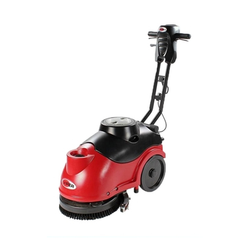 New Viper 15", 3.5-gallon, battery micro scrubber, 15" brush, 20" squeegee assembly, 5-amp charger, two AGM 33 a/h batteries