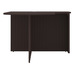 PL133R 71" BULLET DESK W/CORNER EXTENSION- RIGHT- Espresso