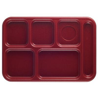 Cambro PS1014416 Penny-Saver School Tray 6-Compartment