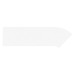 PBTC42L 42" CORNER TRANSACTION TOP LEFT - White