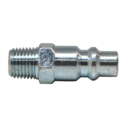 Industrial Steel Air Plug (3/8" Plug, 1/4" Male NPT) Bulk Packed