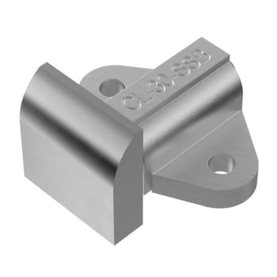 Carr Lane CL-10C-SSB-2 Spring Stop Button, Flat Face (Type C) - Light Force, Steel Plunger