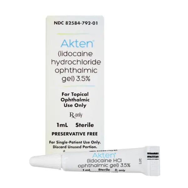 Akten 3.5% 1ml Lidocaine Gel  NDC 8258479201