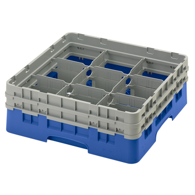 Cambro 9S434168 Camrack Glass Rack with 2 Extenders 
