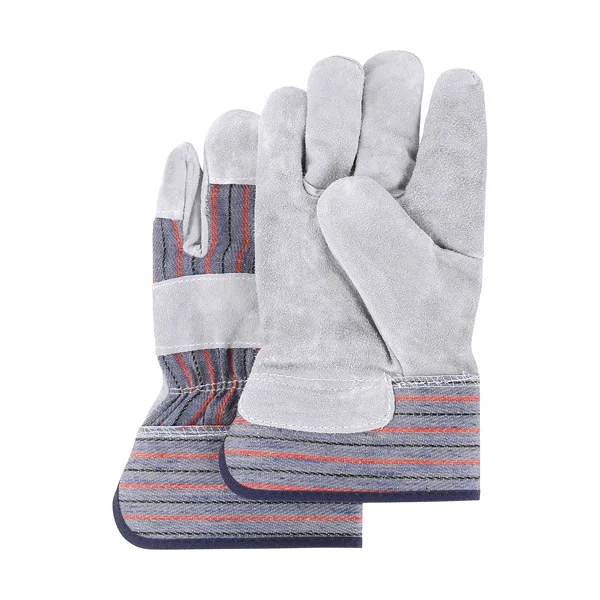 Fitters Gloves - Split Cowhide - Cotton Lined - Safety Cuff