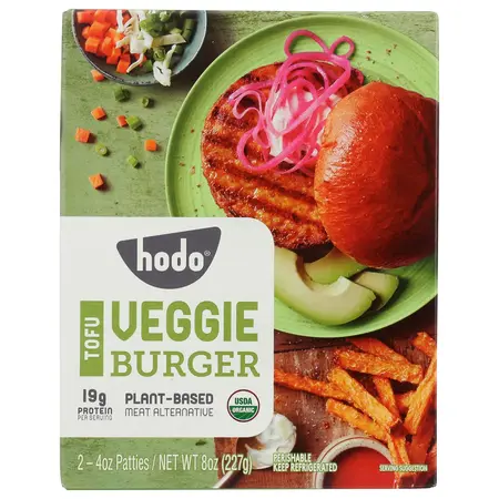 TOFU BURGERS VEGGIE | 6/2/4 OZ