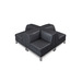 9995 CLUB CHAIR CORNER - BLKU164