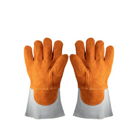 Matfer Bourgeat 773011 Leather Protection/Oven Gloves, 4"