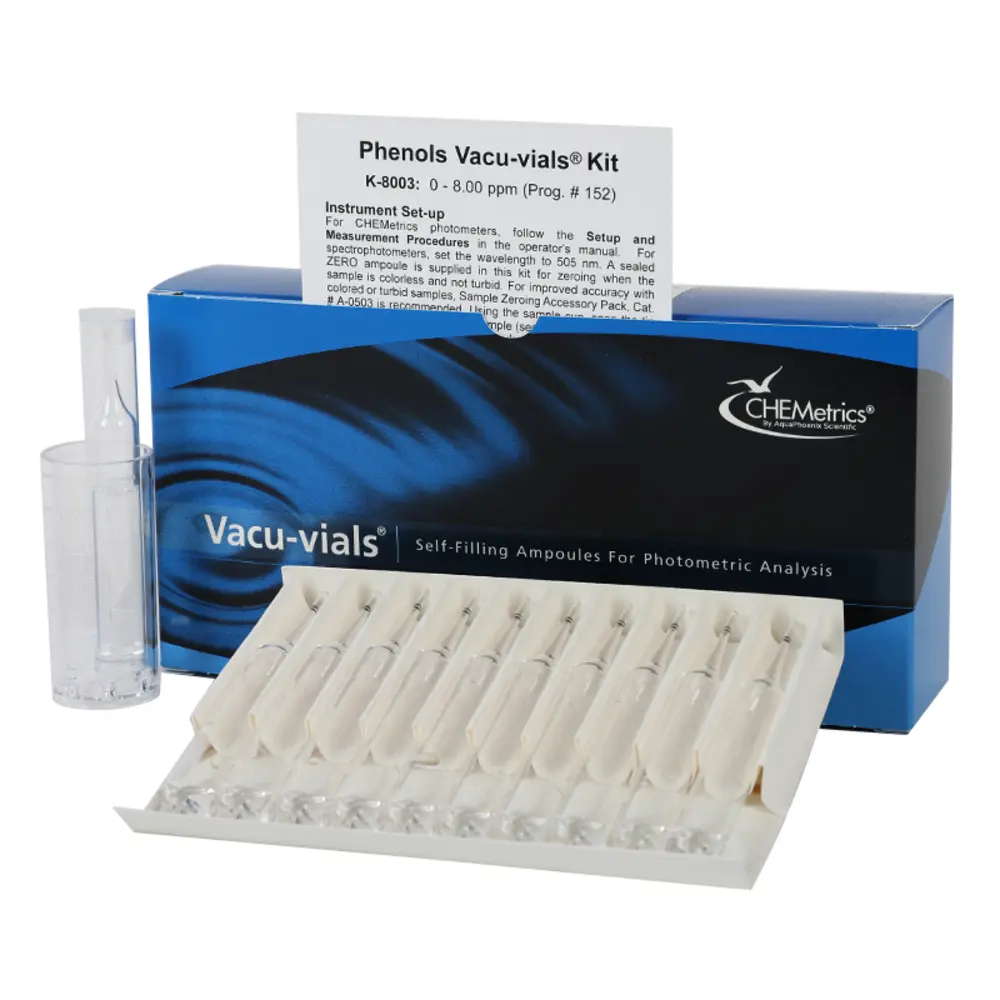 CHEMetrics Phenols Test Kits