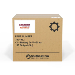 Minuteman - 3334992 - Chr-Battery 36 V 650 Ah 130 Output (Sp)