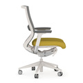 Propel Office Chair - White Frame with Yellow Seat