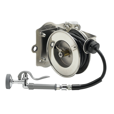 T&S Brass B-7102-01M-STB Hose Reel Assembly Open