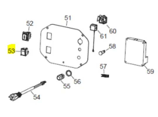 Veloci Heater Replacement Reset button