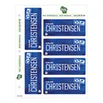 Road Game Locker Tag Sheets