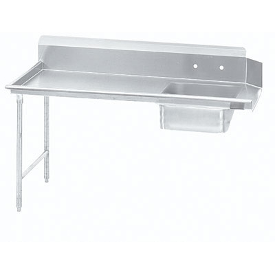 Advance Tabco DTS-S70-48L-X Economy Soil Straight Dishtable
