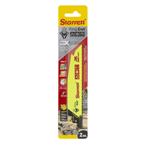 STARRETT BTR61014-2 King Cut 6'' x 1 x .063 x 10-14, Bi-Metal, 2 Pack