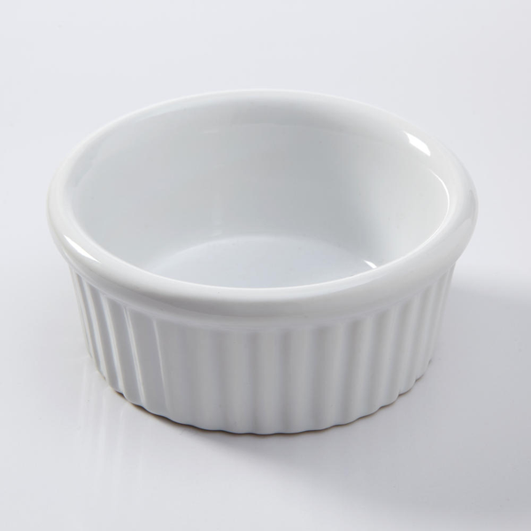 Ceramekins With Ribbed Sides