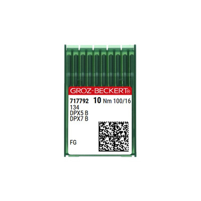  Groz-Beckert Needles, Size: 100/16, Point Style: RG