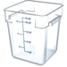 Carlisle 1195507 StorPlus Clear 18 qt Square Food Storage Contai