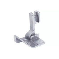 Spring Hinged Presser Foot, Wide Plate with Edge Guide and 5/8 Inch Margin