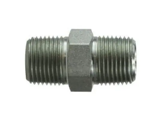 1-1/2X1-1/4 HEX PIPE NIPPLE, Steel