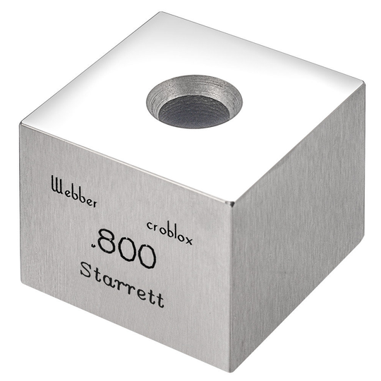 STARRETT SC .800 AA Square Croblox Gage Block - .800 In., Grade AA