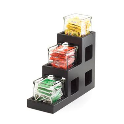 Cal-Mil 1486-96 5"W x 14"D x 13"H Midnight Bamboo Jar Display